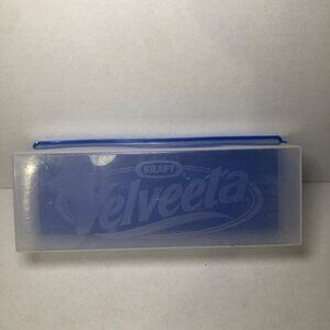 Vintage Kraft Velveeta Cheese Keeper Container Plastic with Blue Bottom Base